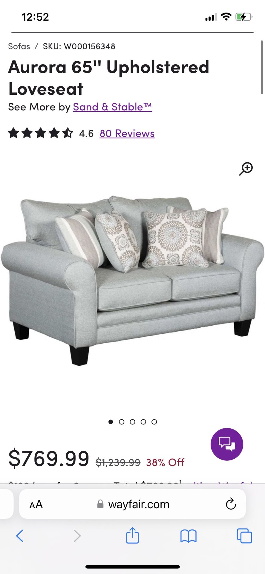 Wayfair Gray Sofas