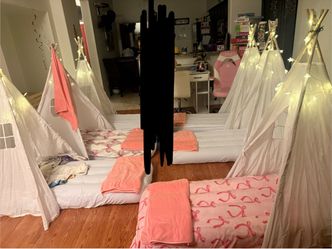 Sleepover teepee set