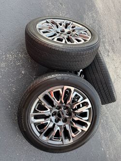GMC YUKON DENALI ULTIMATE 2025 WHEELS AND TIRES