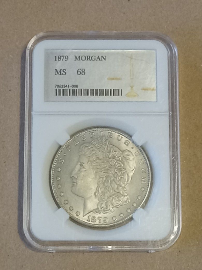 1879 Morgan Silver Dollar Ms68 Replica Copy