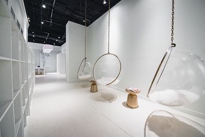 Mina acrylic ball hanging chair online