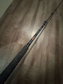 Phenix axis 7’8” heavy 25-60 conventional salt water rod.