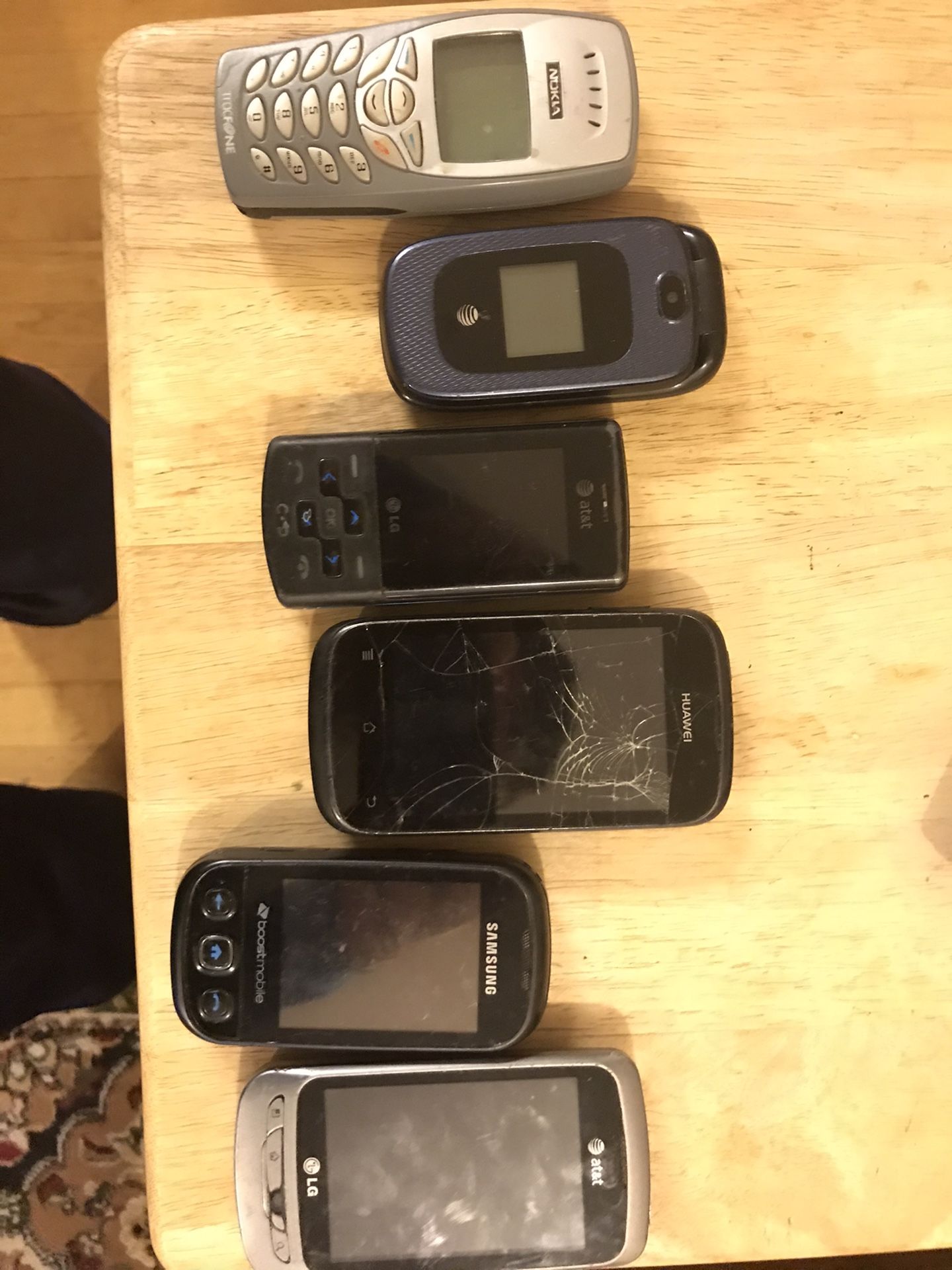 Miscellaneous Old Phones