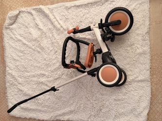NEWYOO 5-in-1 Toddler Tricycle – Excellent Condition – Push Handle