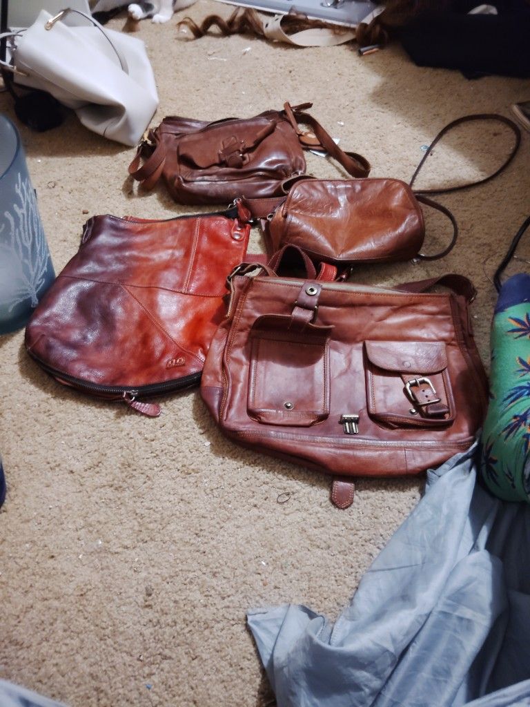 set of four purses