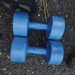 8 lb dumbbells