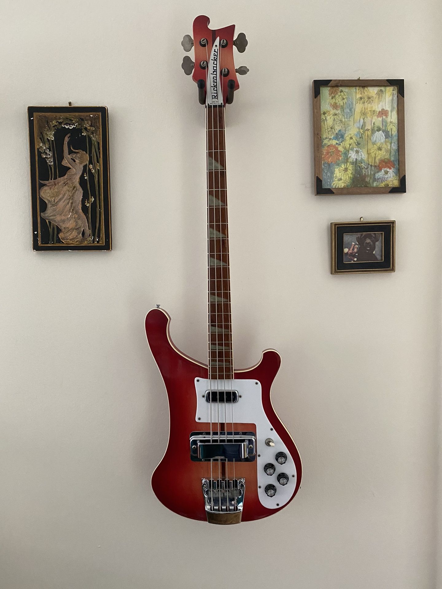 1973 Rickenbacker 4001 Fireglow Bass