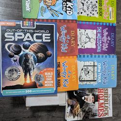 Diary of a Wimpy Kid Books, Cat Kid Comic Club, Space Book + more!