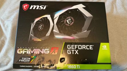 MSI GeForce GTX 1660 Ti Gaming X Graphics Card