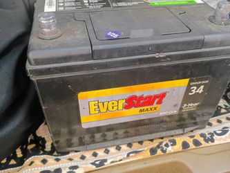 Everstart max top post battery