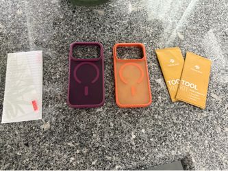 iPhone 17 pro case and protectors (2x)