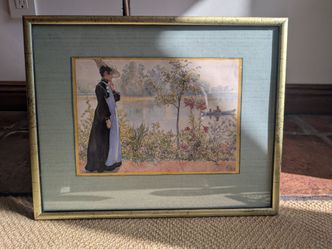 Framed print ("Karin by the Shore", 1908)