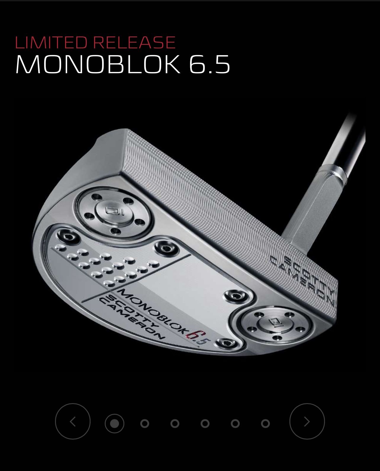 Scotty Cameron Monoblok 6.5 35”