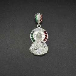 San Judas Face Pendant 