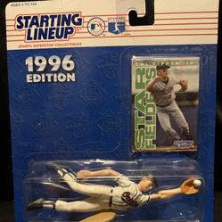 This is a 1996 Starting Lineup Cal Ripken Jr. Baltimore Orioles baseball figure