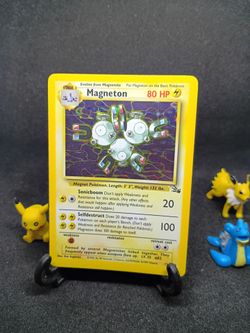Pokemon 1999 magneton holo fossil lp