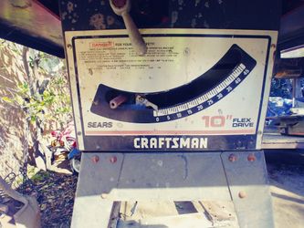 Craftsman 10-inch table saw