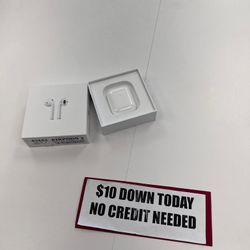 Apple AirPods 2 Bluetooth Headphones-$10 To Take It Home Today 