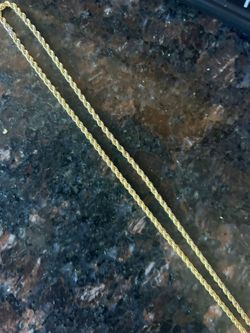 Gold Rope Chain 10k