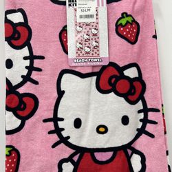 Hello Kitty Beach Towel Price Is Firm 
