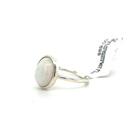925 Sterling Silver Ethiopian Opal Ring 2.10grams Size 7 154032 21
