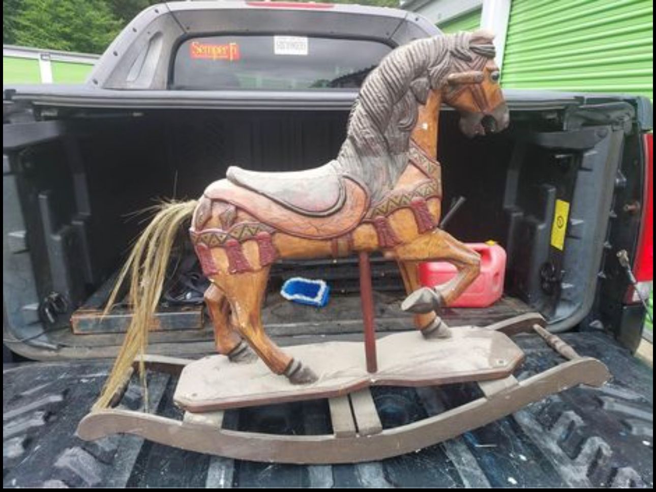 Antique Ride On Horse