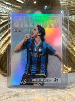 Zlatan Ibrahimovic Silenced Insert 2025-26 Topps Chrome UEFA Club Competitions