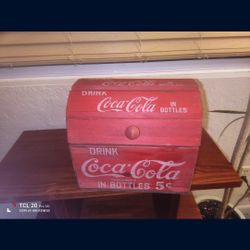 Vintage Wooden Coca Cola Box
