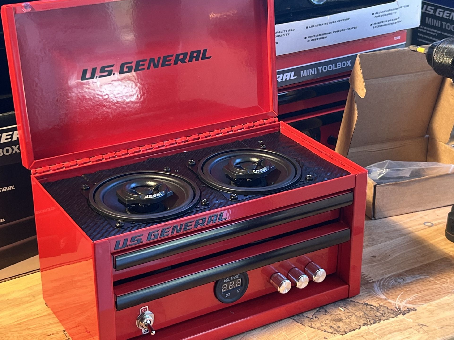 Mini Tool Box Speaker Bluetooth US General
