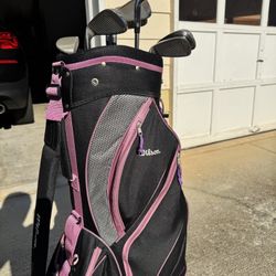 Golf Bag And Clubs 