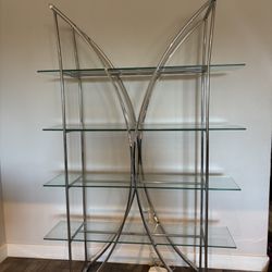 Tall Glass Shelf 