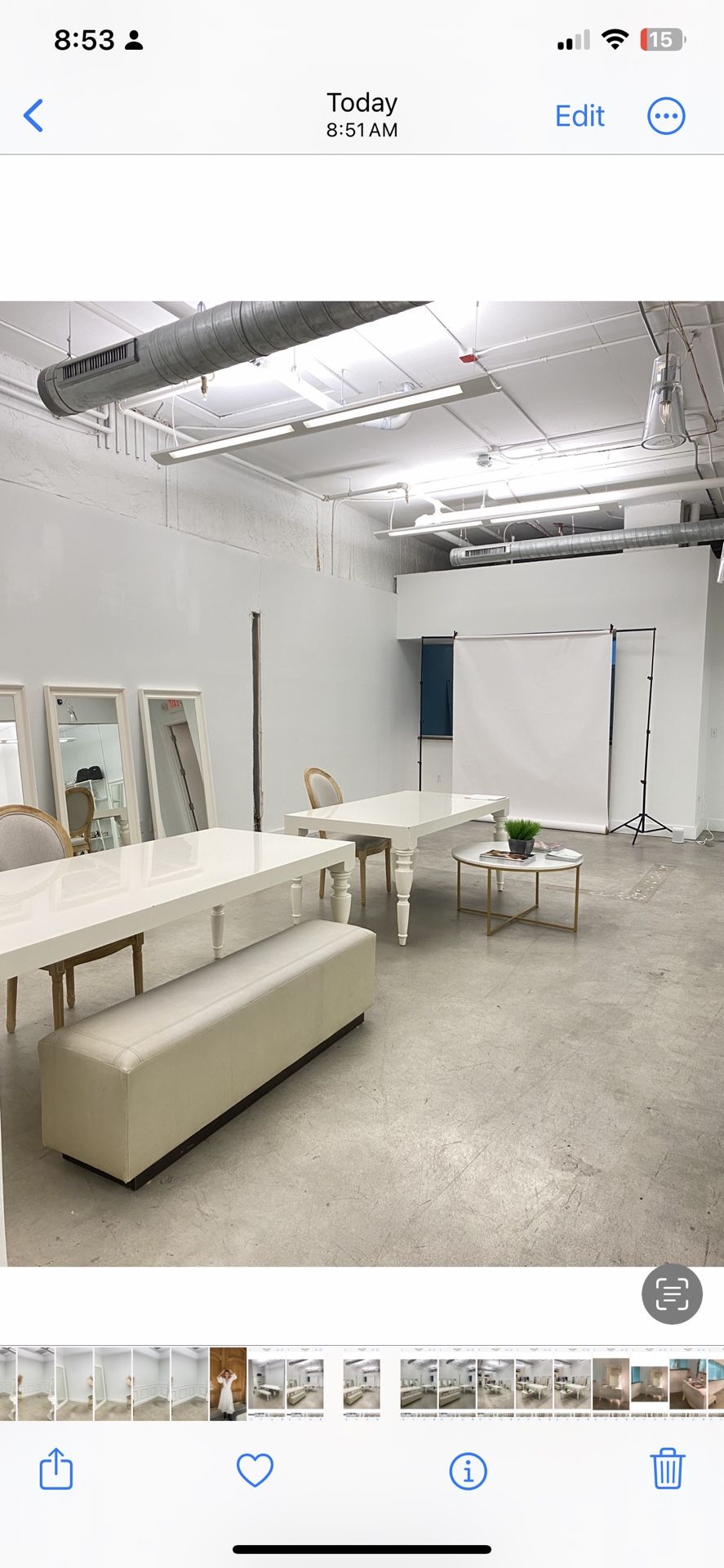 Modani Table Rectangular 94.5 X38 H 30.5