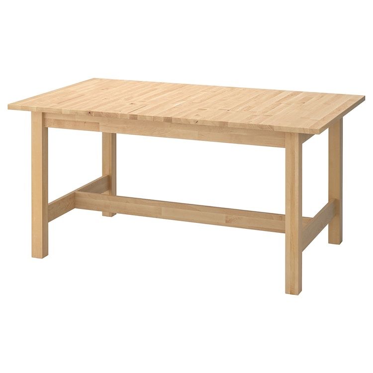 NORDEN Extendable table, birch 61/82 5/8x35 3/8 "