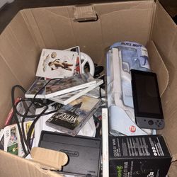Wii + Nintendo Switch Plus Games Cords LOT