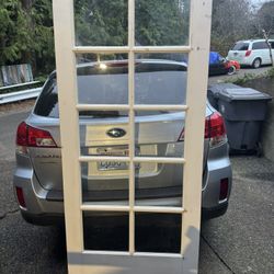 Solid Window Frame Door 