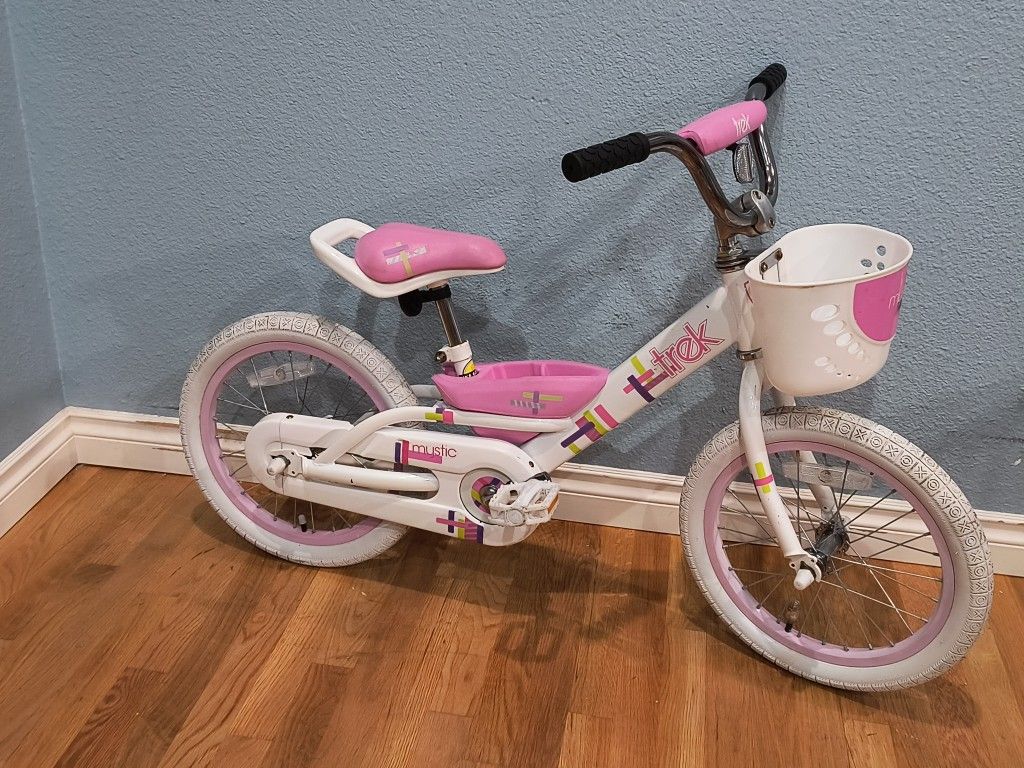16" Trek Mystic BMX Girls Bike with Basket