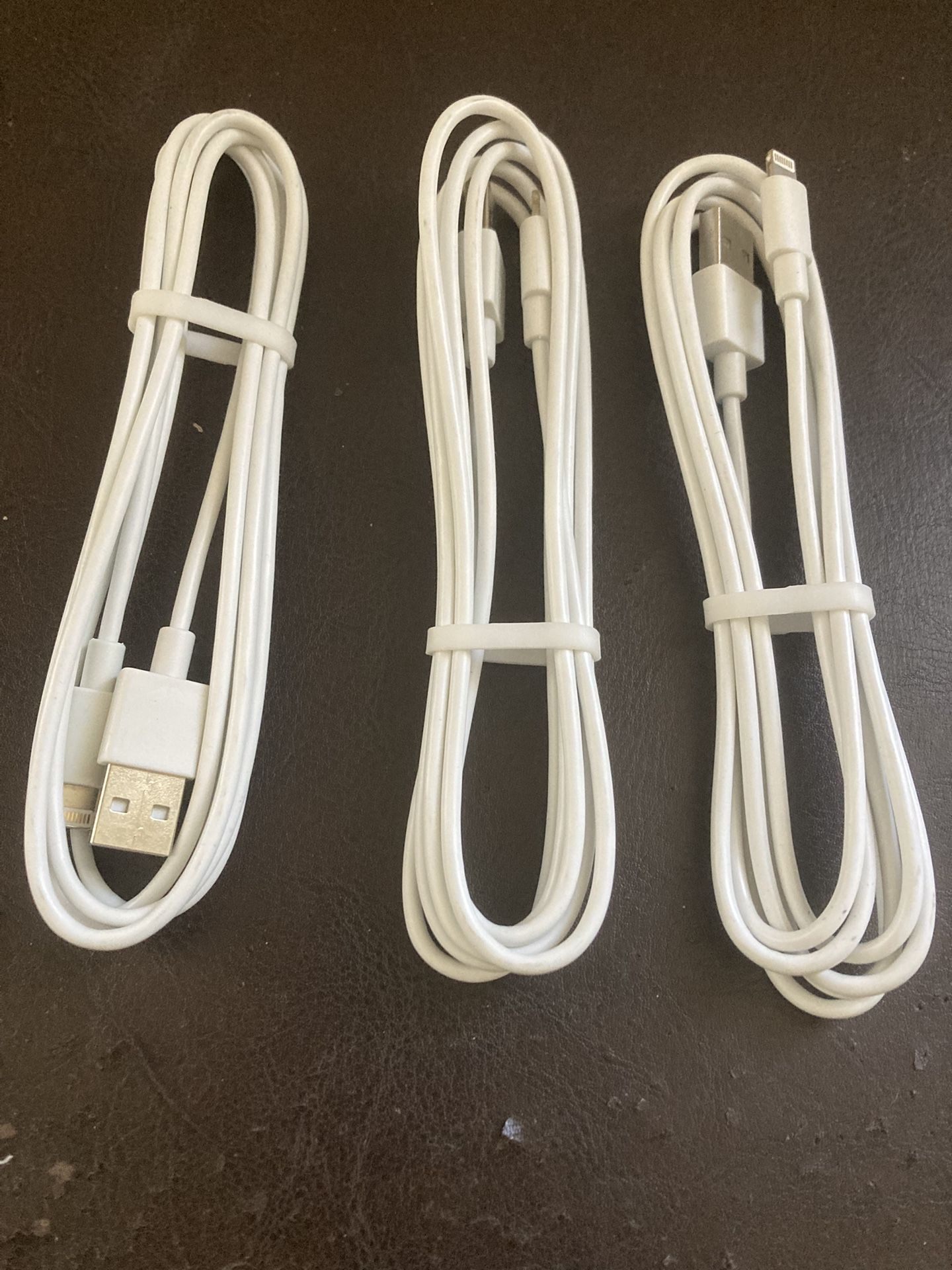 3 iPhone Wall Chargers + 1 Apple Lightning to USB Cable