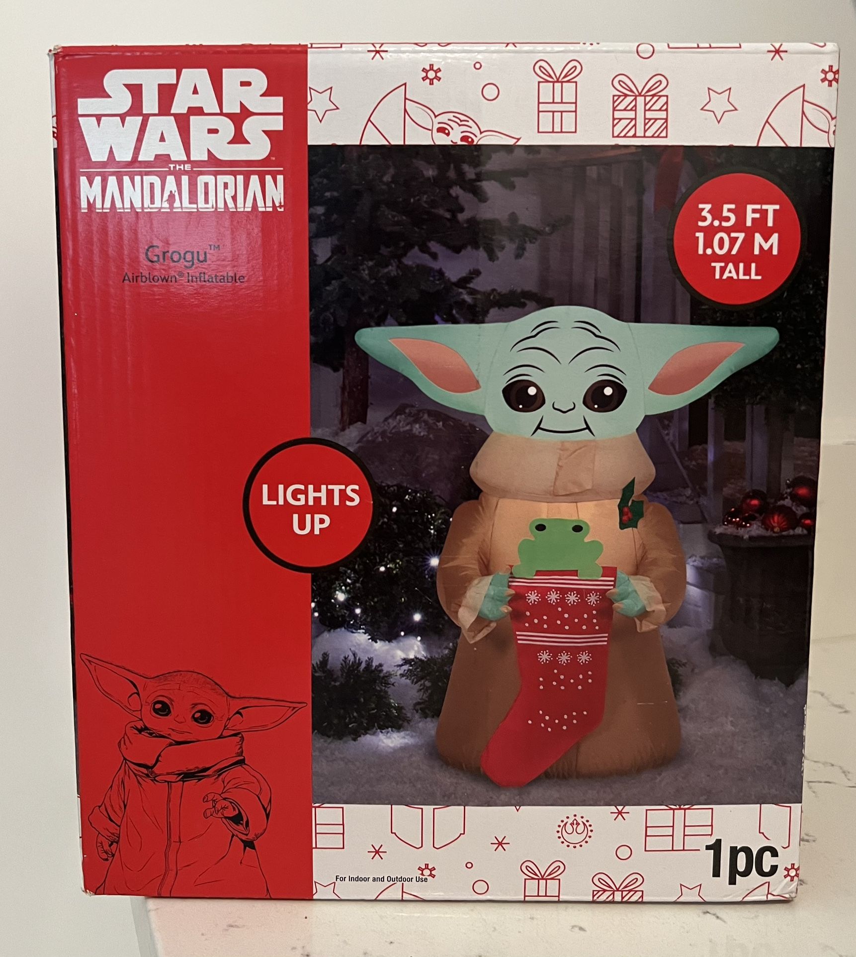 3.5FT - Light Up Holiday Airblown Inflatable