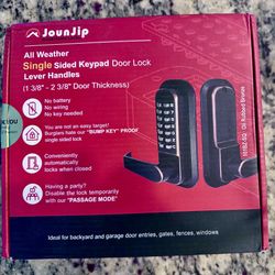 Single Sided Keypad Door Lock