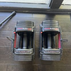 PowerBlock 5-50 lbs EXP Adjustable Dumbbell Set (1 Pair)