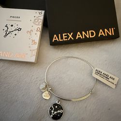 Alex and Ani Zodiac Bracelet - Pisces Constellation Symbol, New with tag