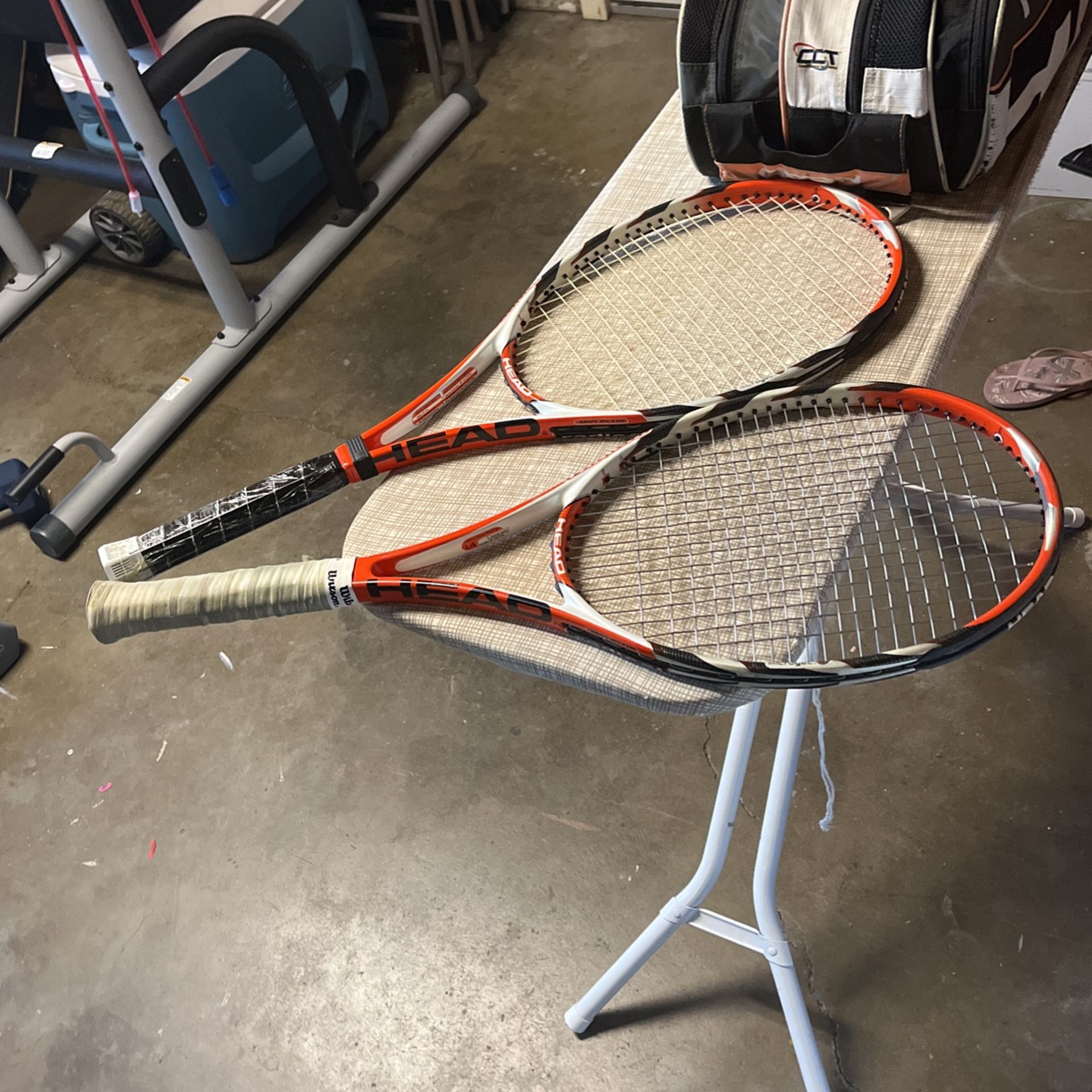 Head Tennis Rackets and Bag