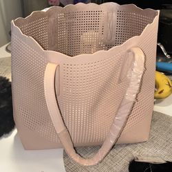 Neiman Marcus State of Escape Perforated Tote Bag