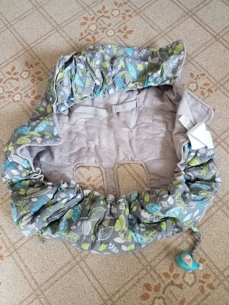Grocery cart seat cover