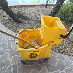 Commercial grade mop and mop bucket only $60