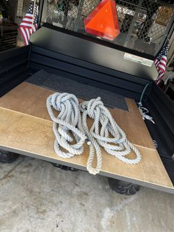 2 pieces Of Heavy Duty, Exercise Rope Or Good For Swing Or Rigging Good Shape