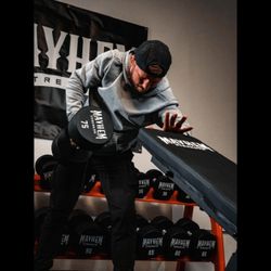Mayhem Strength 90lb Dumbbells