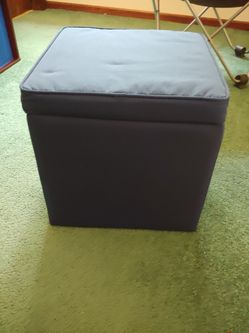 Storage box ottoman