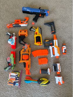 Nerf Gun Collection + Nerf Football (w/ a few darts)