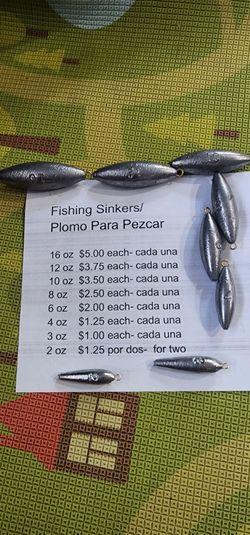 Pesas  para pescar